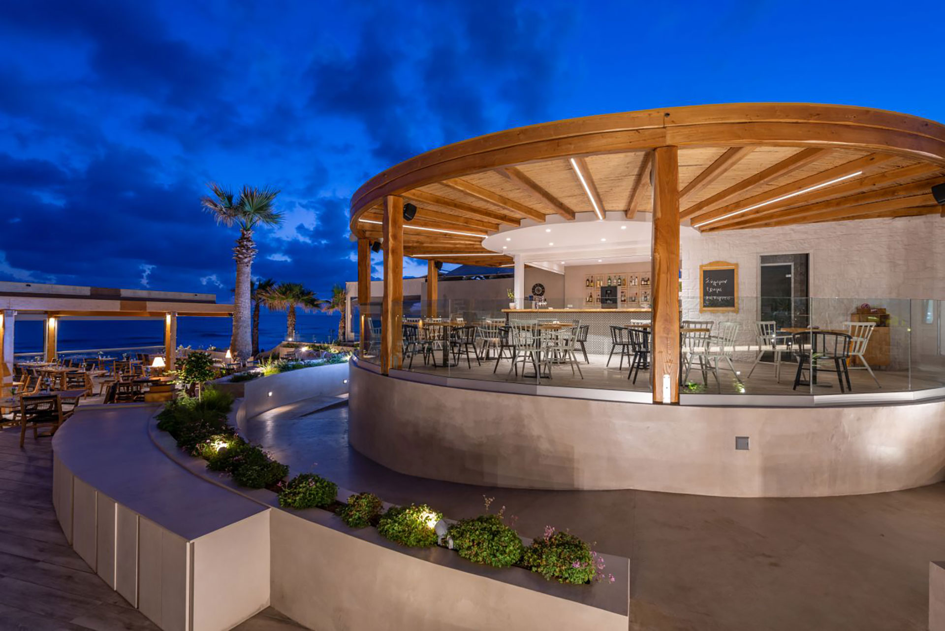 Cactus Beach Hotel Malia Beach Bar 4836